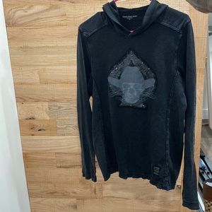Black Calvin Klein hoodie.
